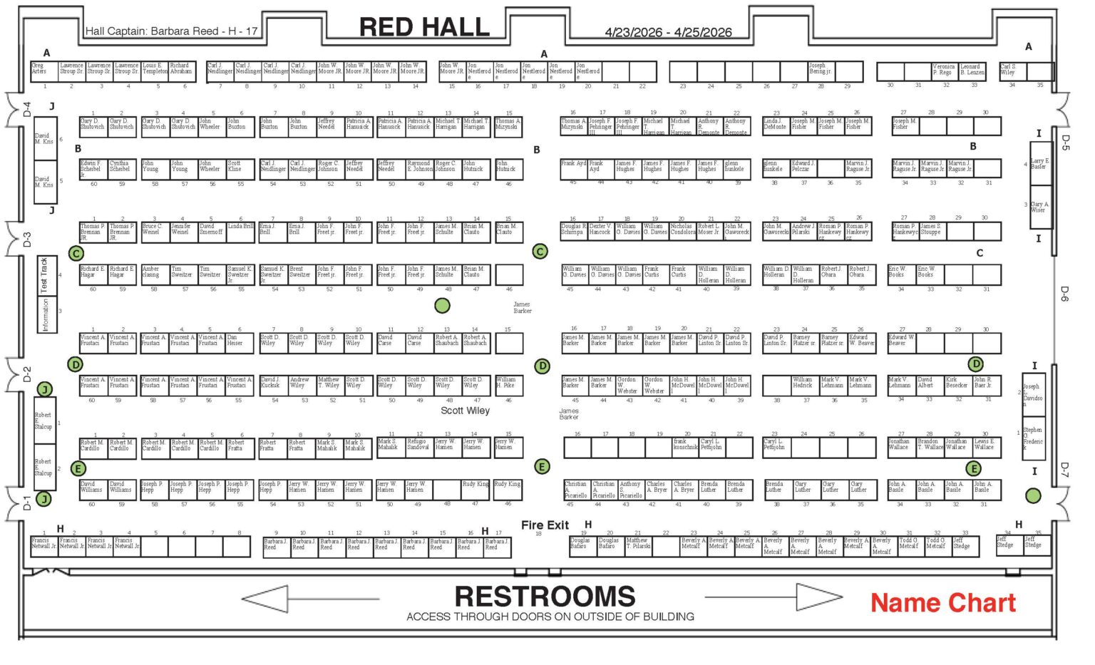 Vari Hall Map Hall Maps – York Train Fair
